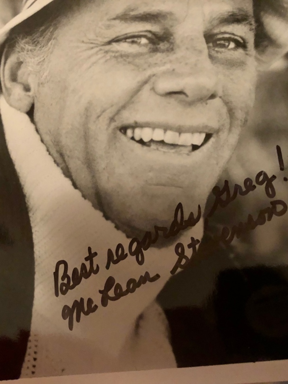 2x McLean Stephenson Signed Photo Airplane!/Naked Gun MASH Autographed